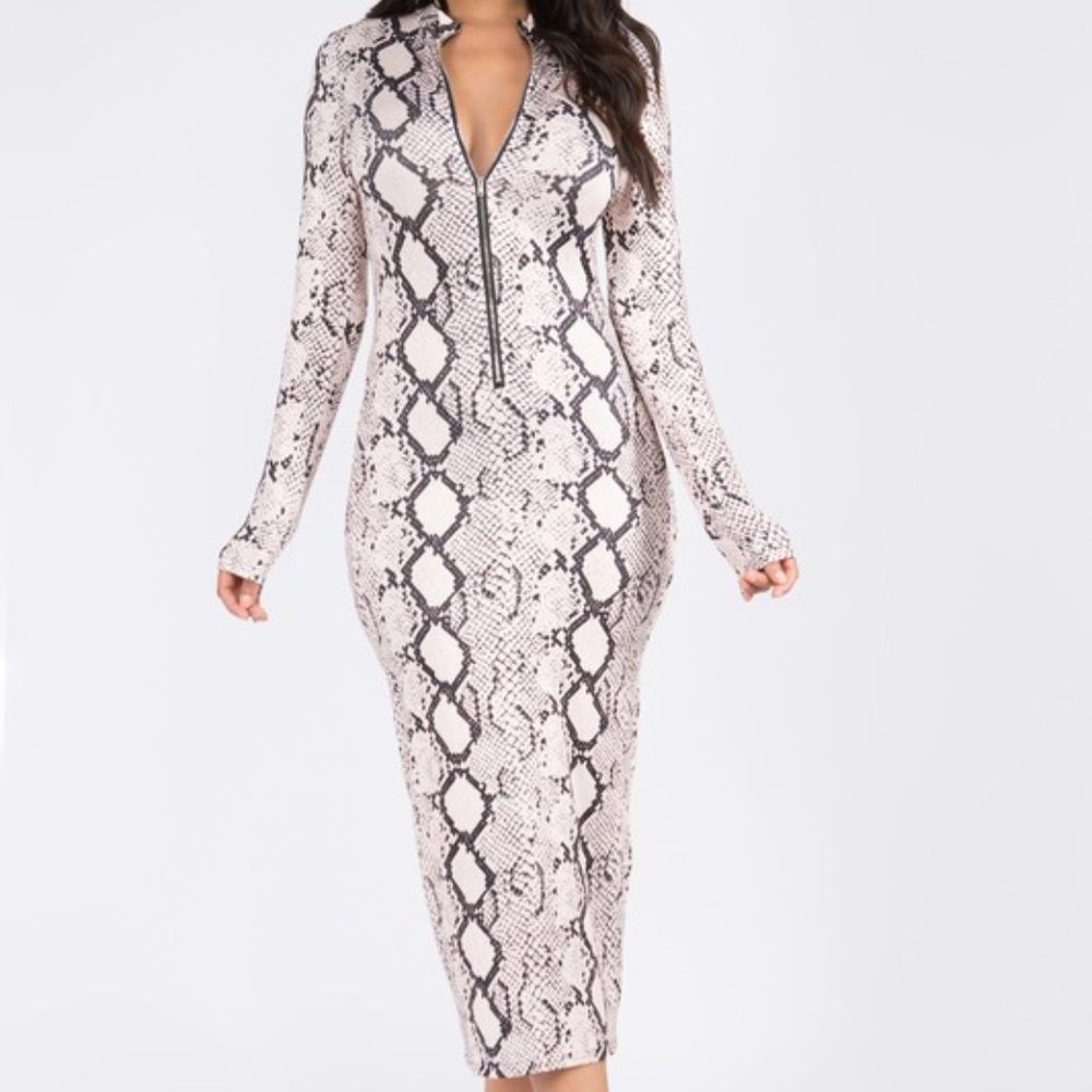 Anaconda Midi Dress